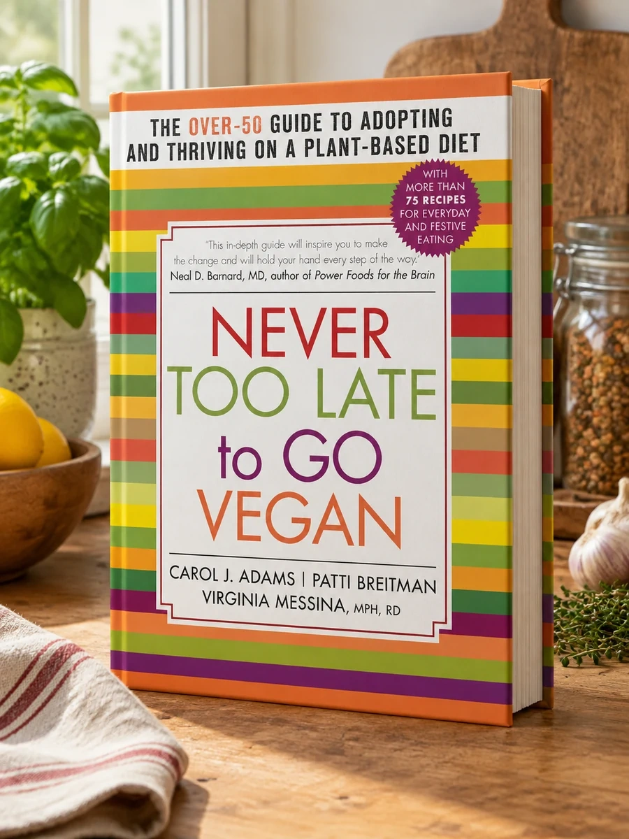 Never Too Late to Go Vegan: The Over-50 Guide to Adopting and Thriving on a Plant-Based Diet