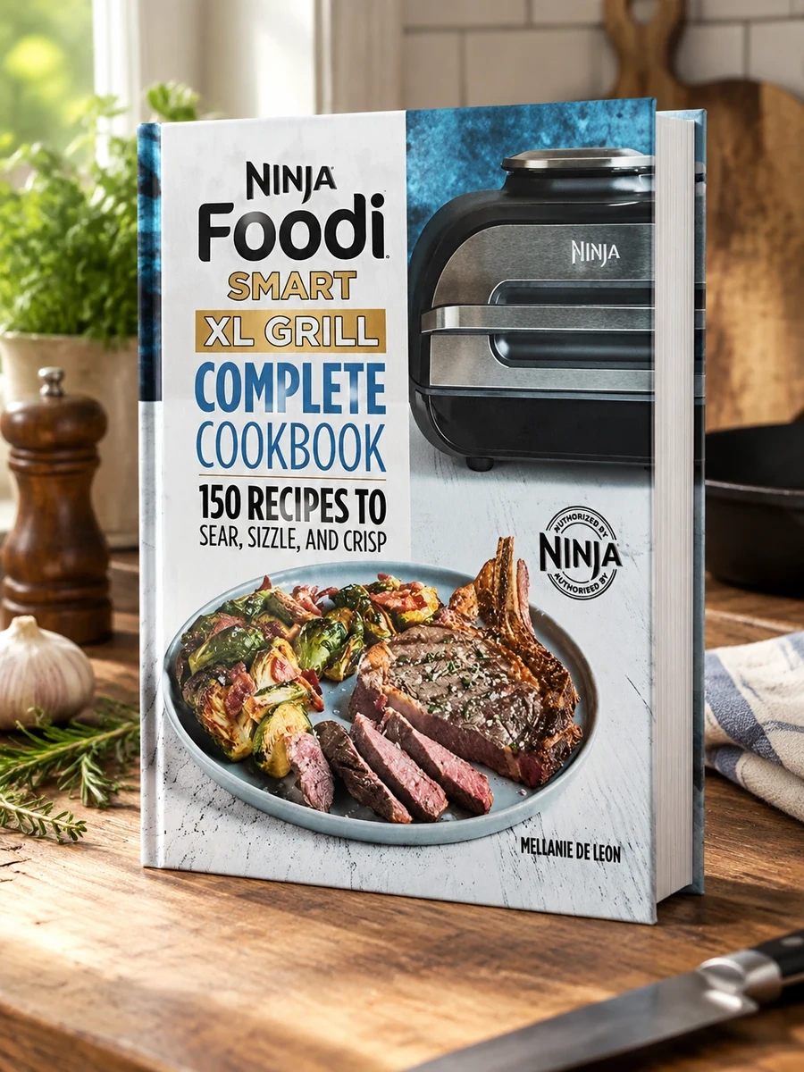 Ninja Foodi Smart XL Grill Complete Cookbook: 150 Recipes to Sear, Sizzle, and Crisp