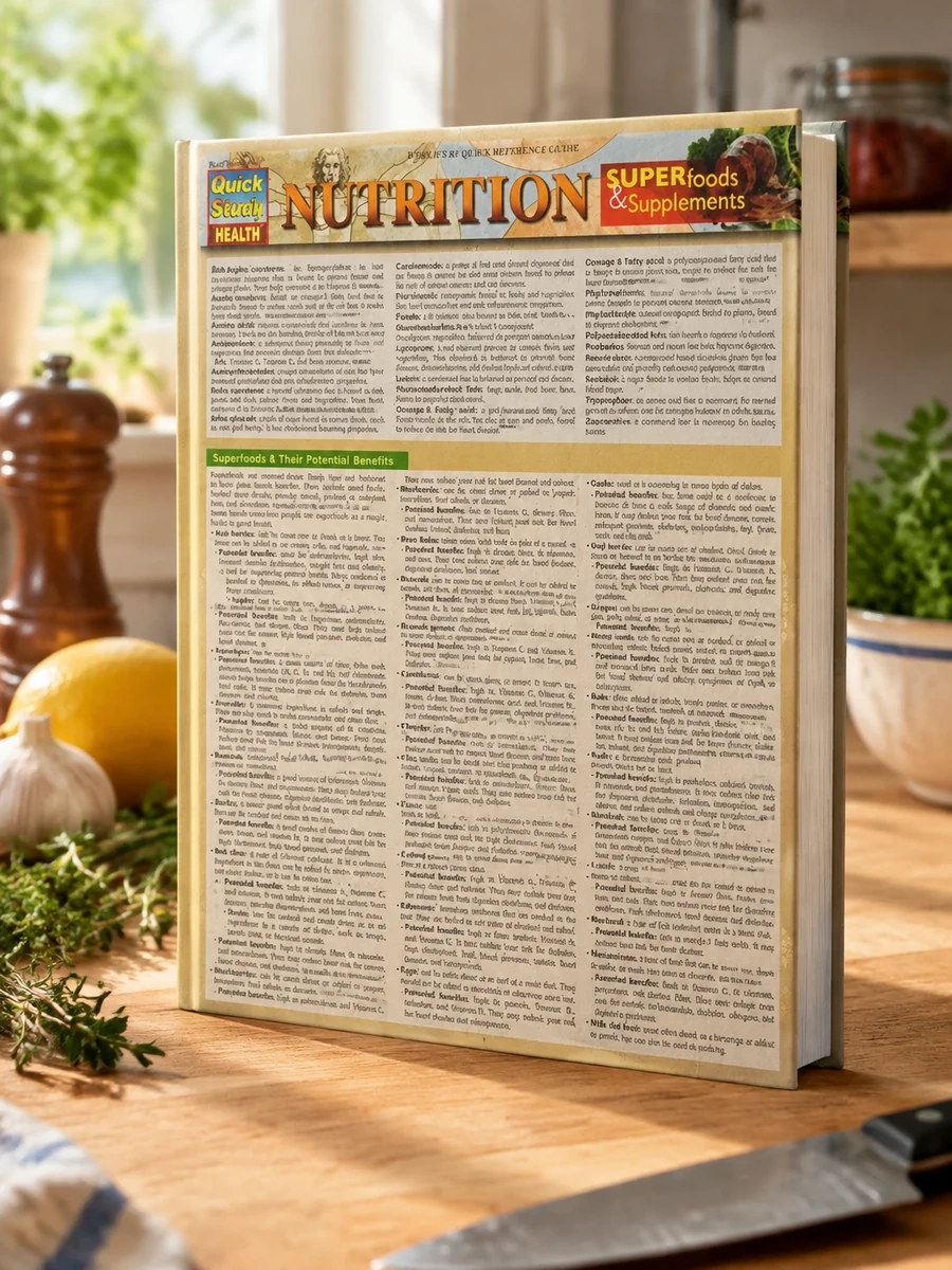Nutrition - Superfoods & Supplements: Quickstudy Laminated Reference Guide