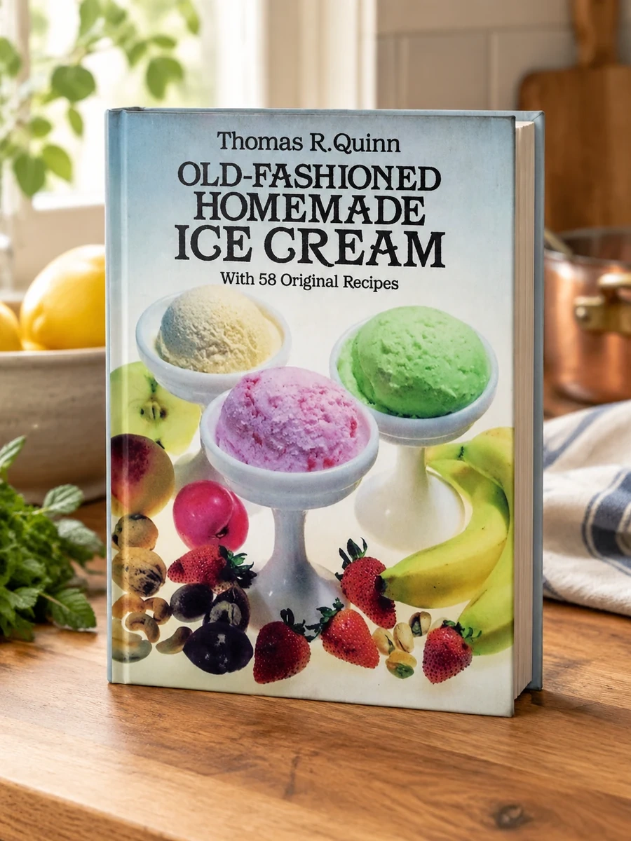 Old-Fashioned Homemade Ice Cream: With 58 Original Recipes
