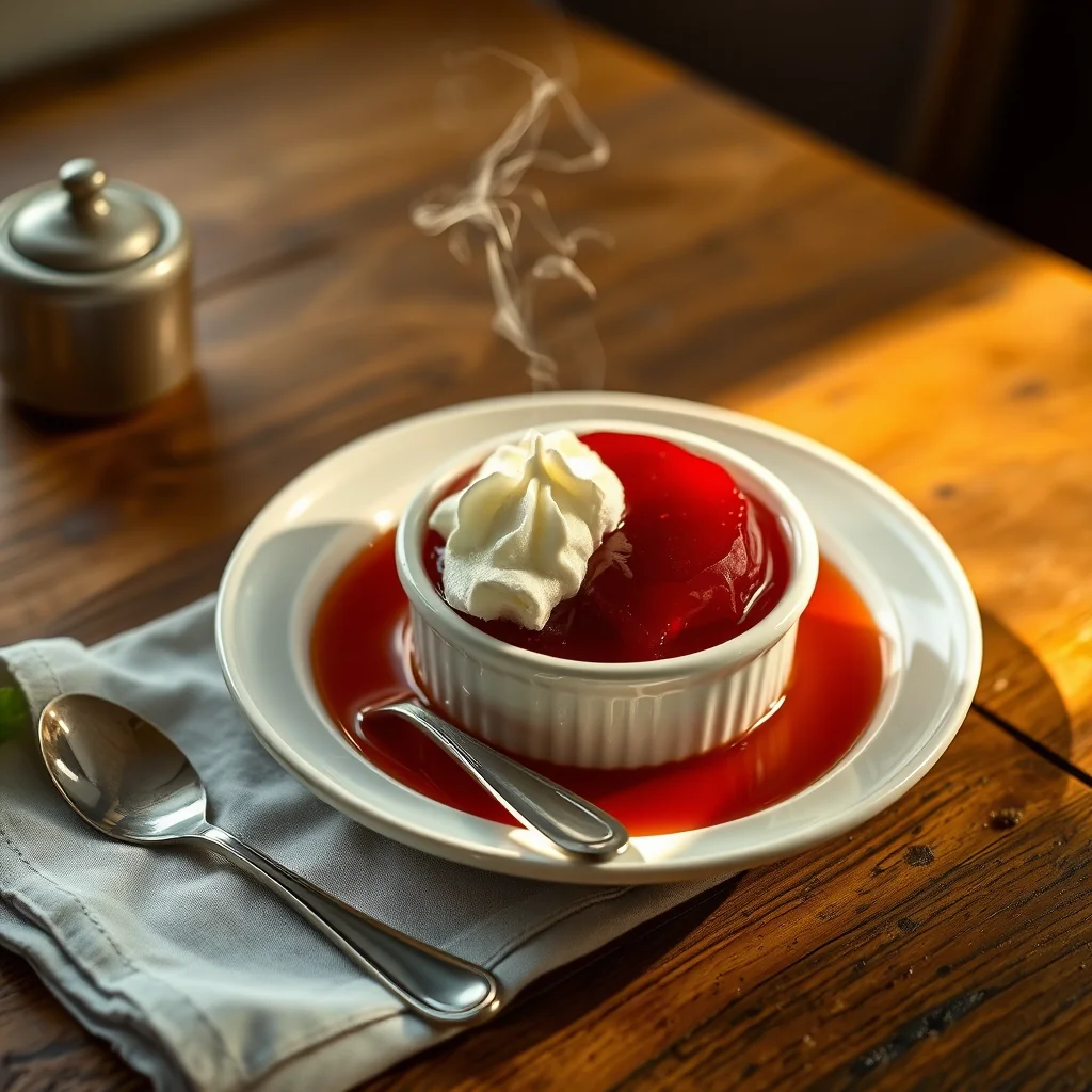 Open Jelly With Whipped Cream — Jams & Preserves