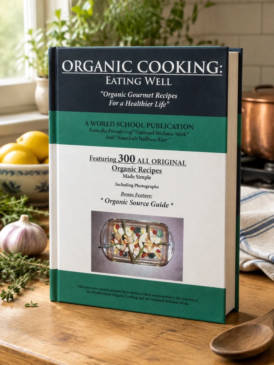 Organic Cooking: Eating Well: 300 Simple Organic Gourmet Recipes for a Healthier Life