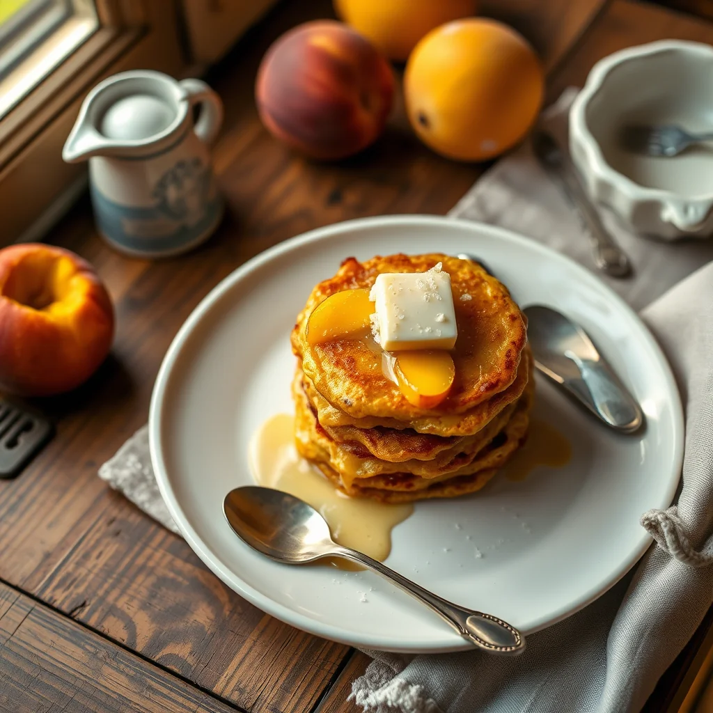 Peach Fritters — Misc & Invalid Cookery