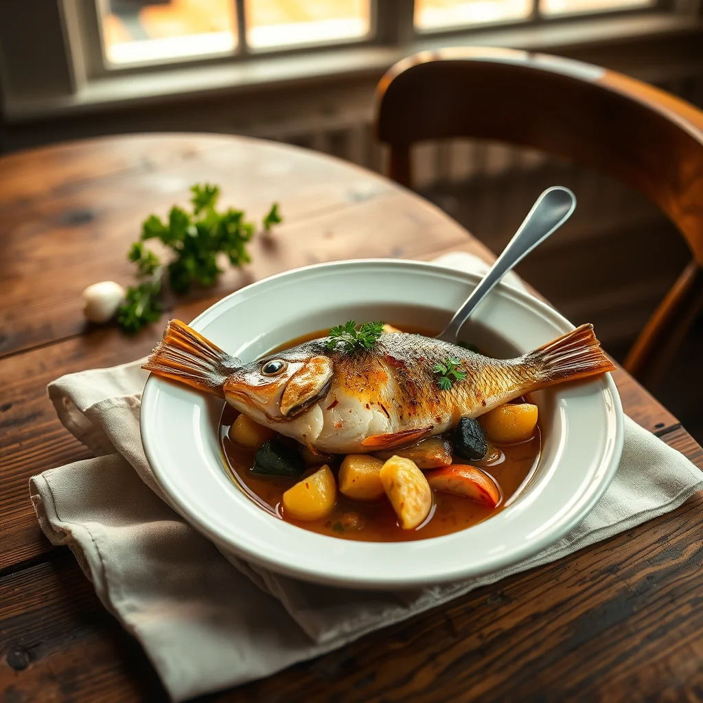 Perch Stewed With Wine — Drinks & Cordials