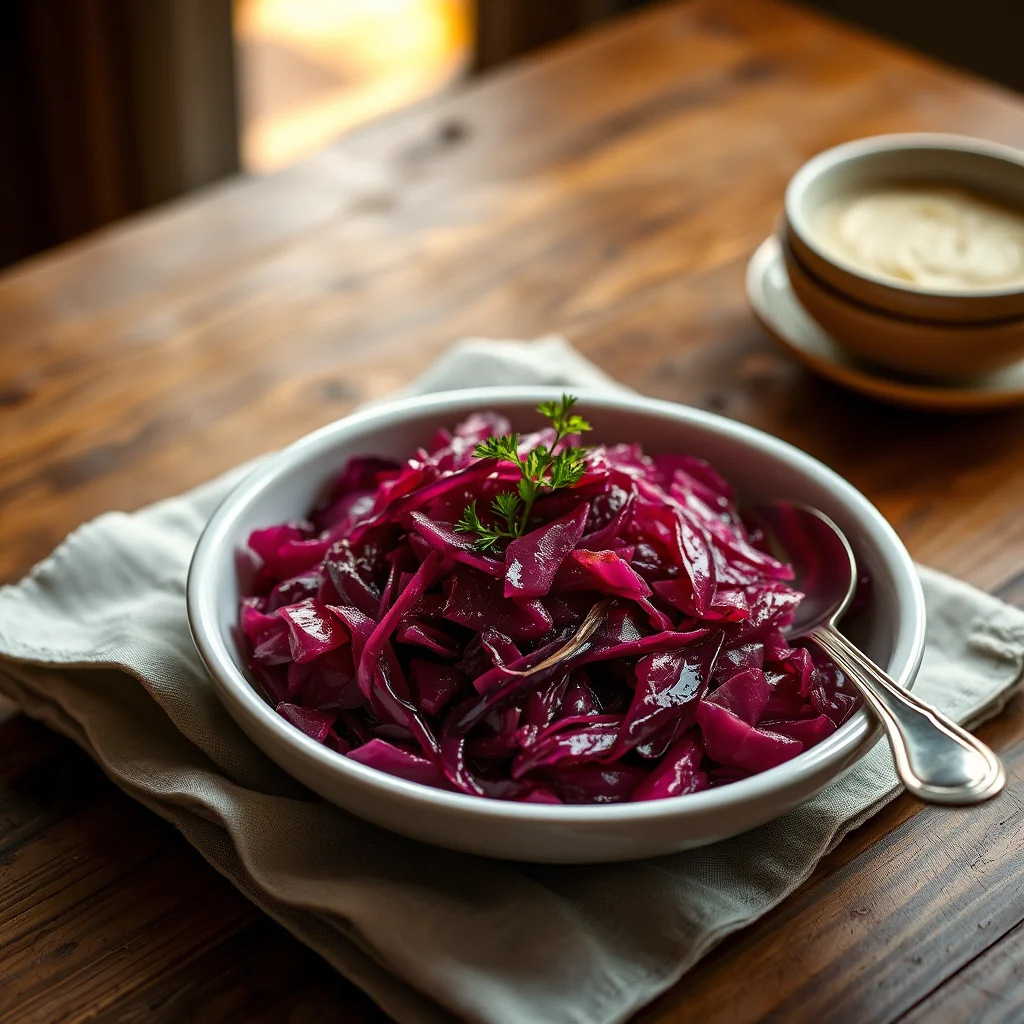 Pickled Red Cabbage — Vegetables & Sides