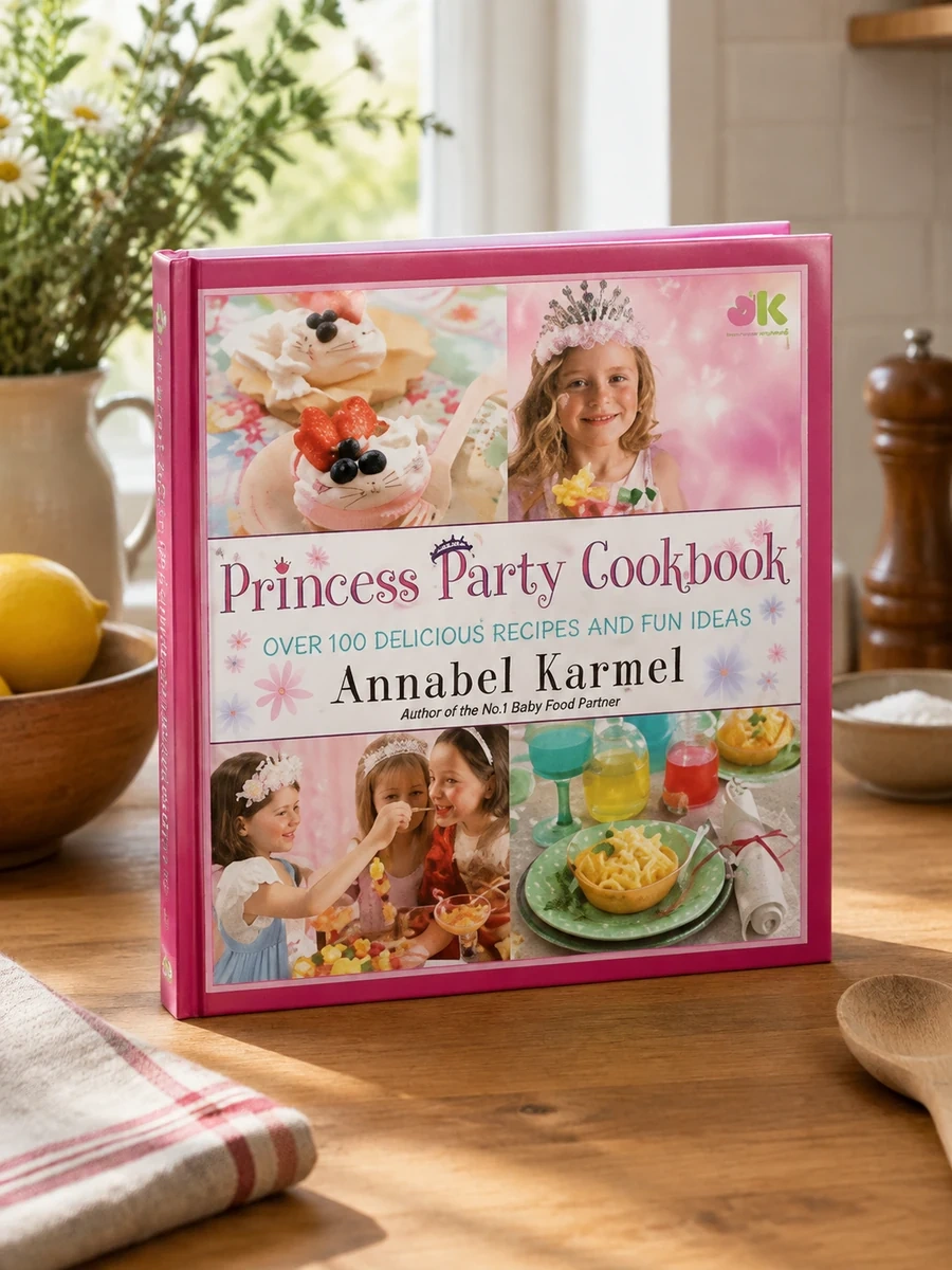 Cover of Princess Party Cookbook: Over 100 Delicious Recipes and Fun Ideas