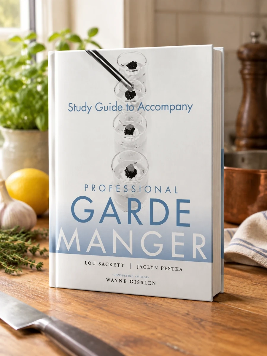 Professional Garde Manger, Study Guide: A Comprehensive Guide to Cold Food Preparation