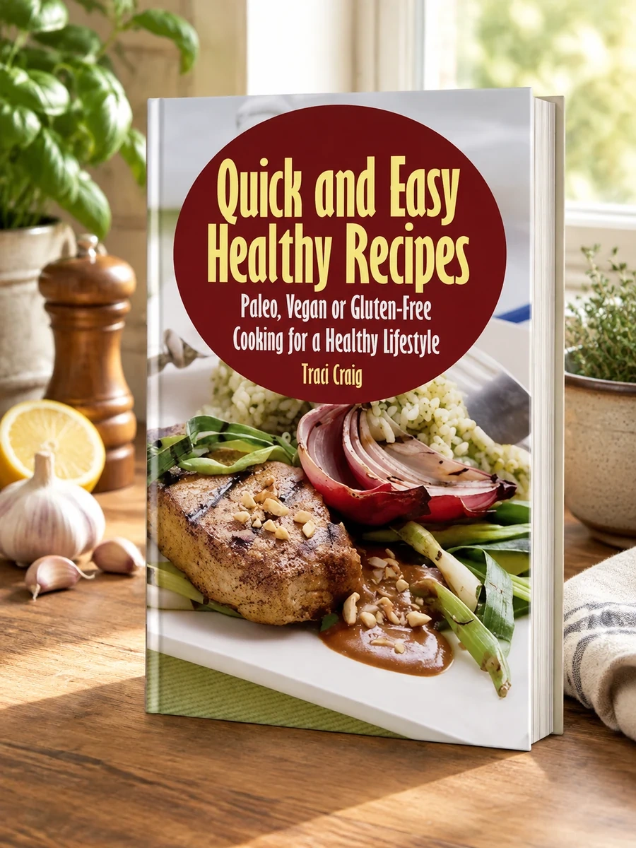 Quick and Easy Healthy Recipes: Paleo, Vegan and Gluten-Free Cooking for a Healthy Lifestyle
