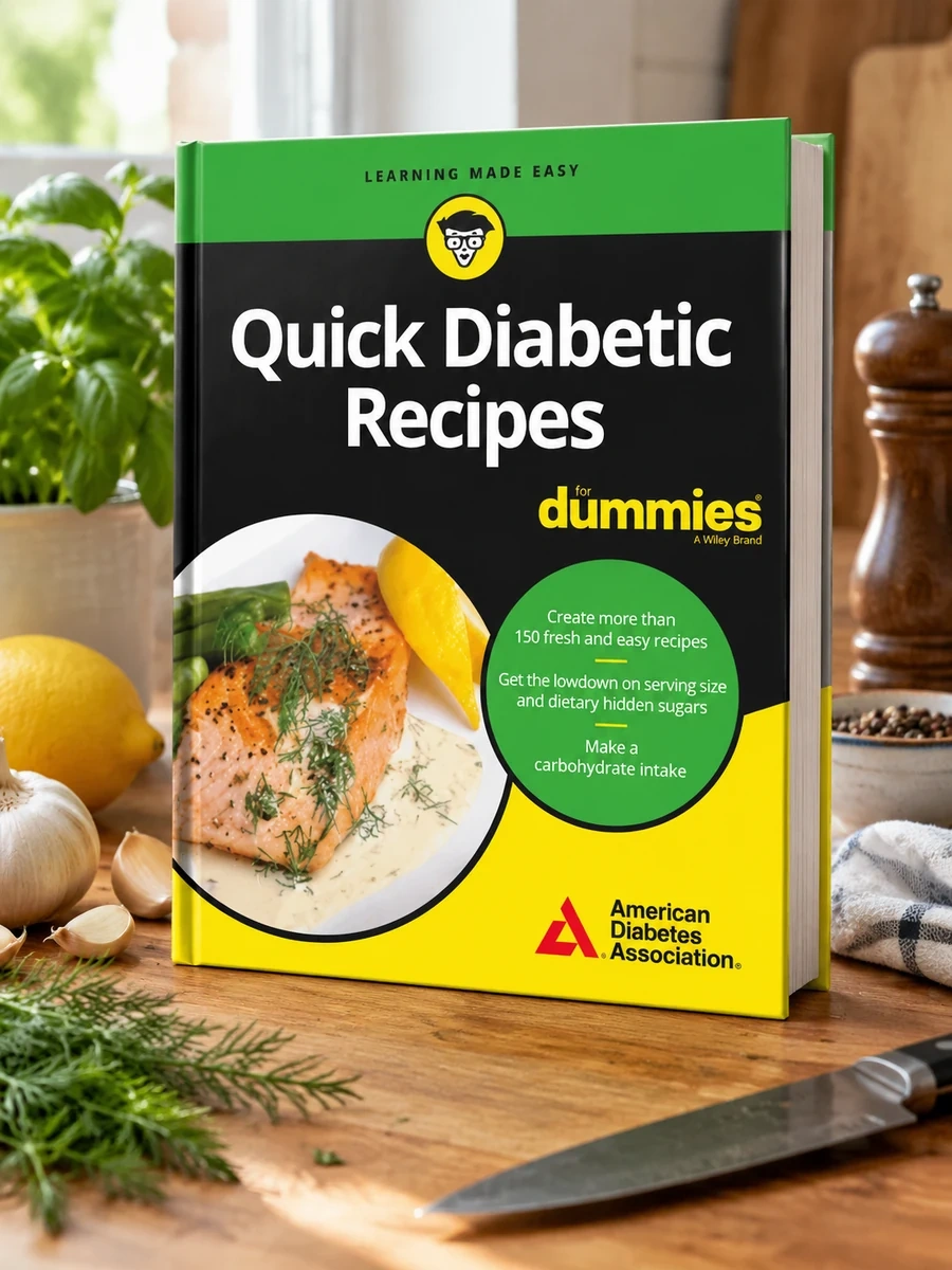 Cover of Quick Diabetic Recipes for Dummies