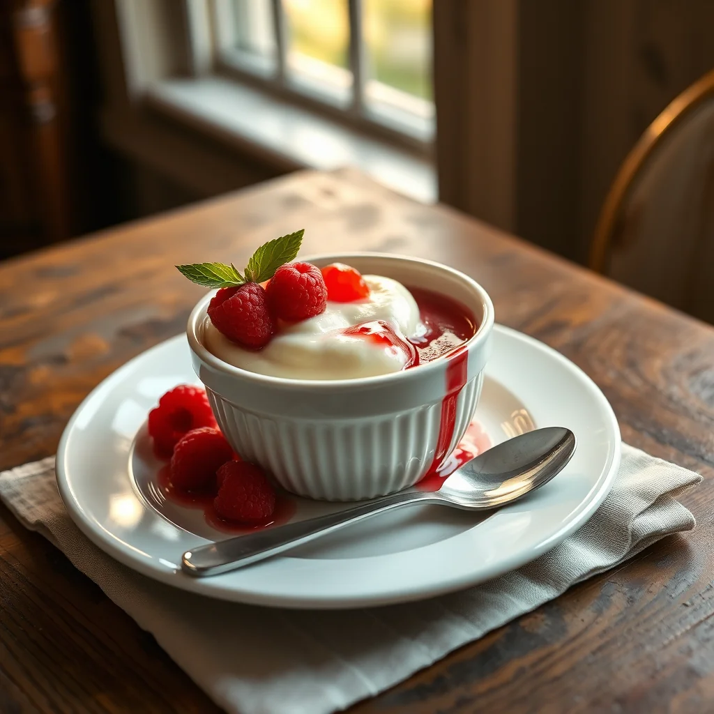 Raspberry Cream — Puddings & Desserts
