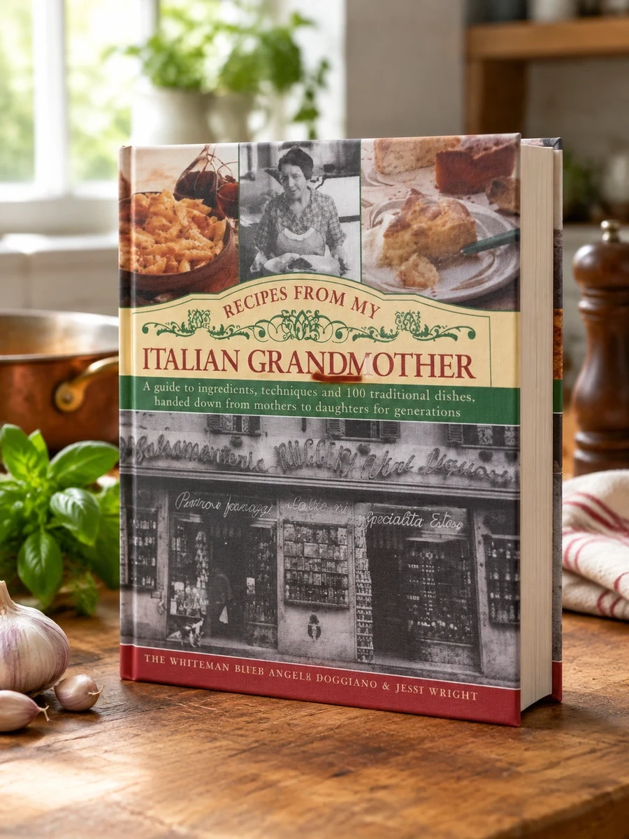 Recipes from My Italian Grandmother: A Guide to Ingredients, Techniques and 100 Traditional Dishes, Handed Down from Mothers to Daughters for Generati