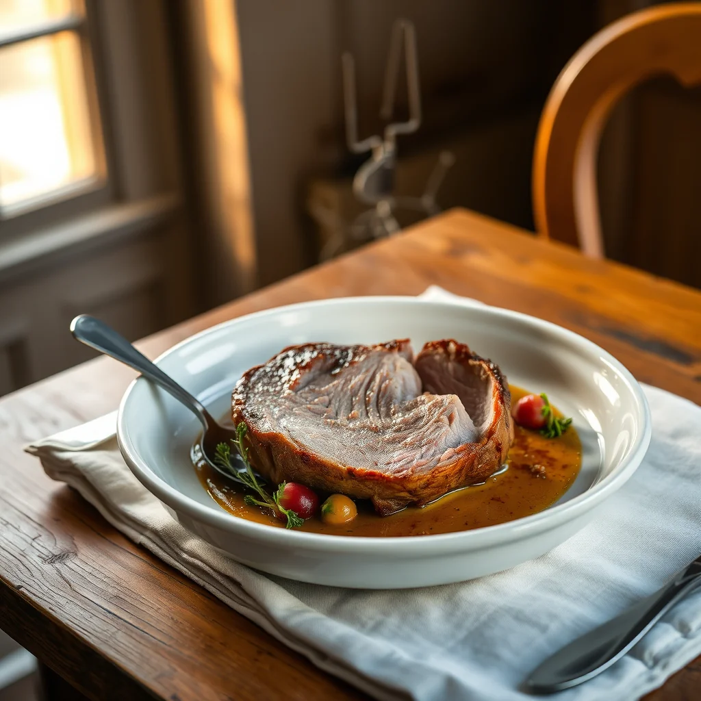 Roast Breast Of Veal — Meat & Poultry