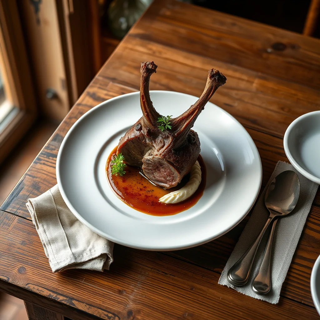 Roast Haunch Of Venison — Meat & Poultry