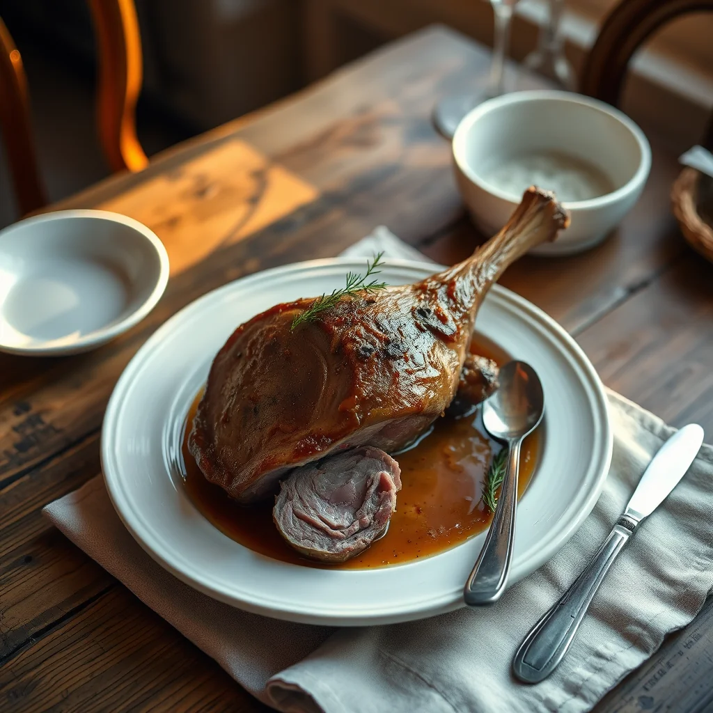 Roast Leg Of Mutton — Meat & Poultry