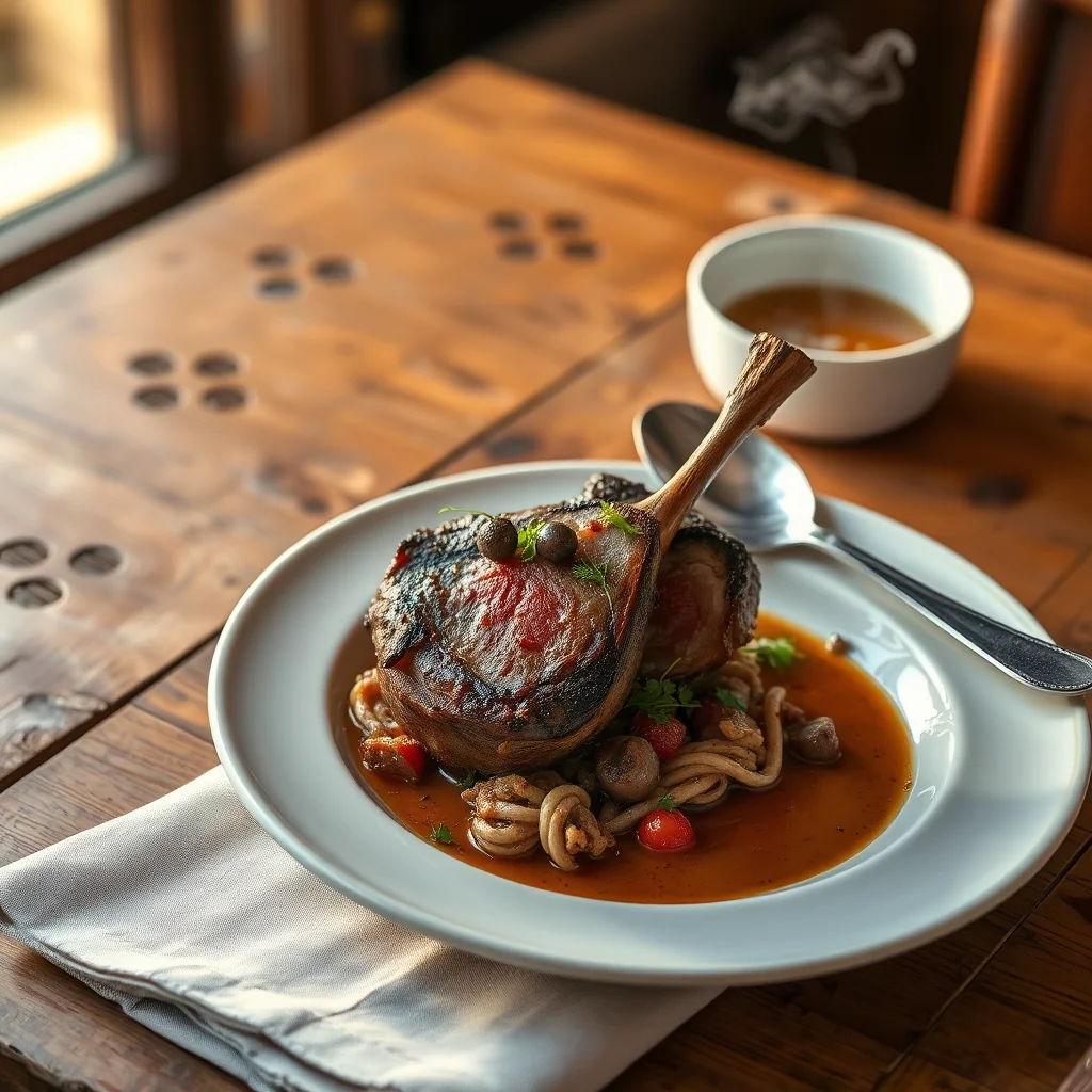 Roast Saddle Of Mutton — Meat & Poultry