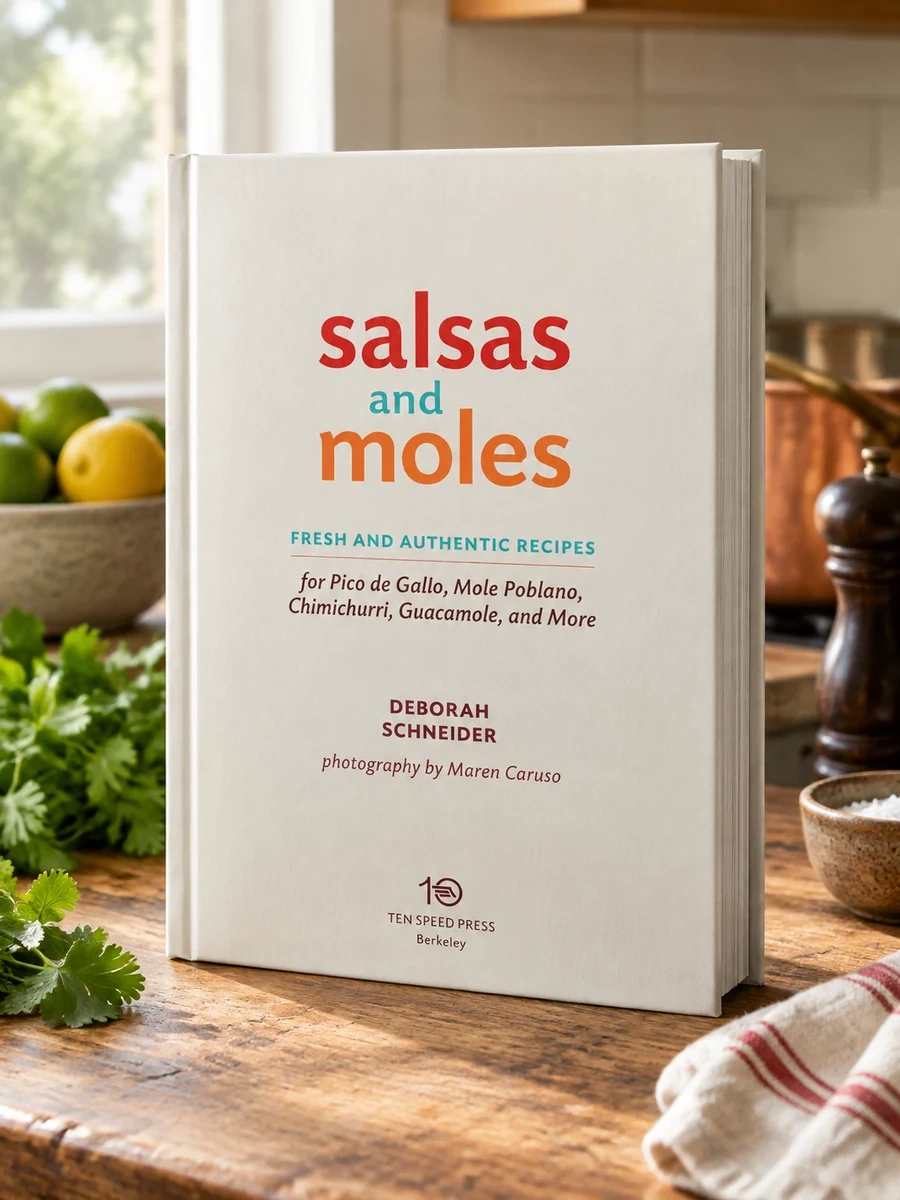 Salsas and Moles: Fresh and Authentic Recipes for Pico de Gallo, Mole Poblano, Chimichurri, Guacamole, and More [A Cookbook]