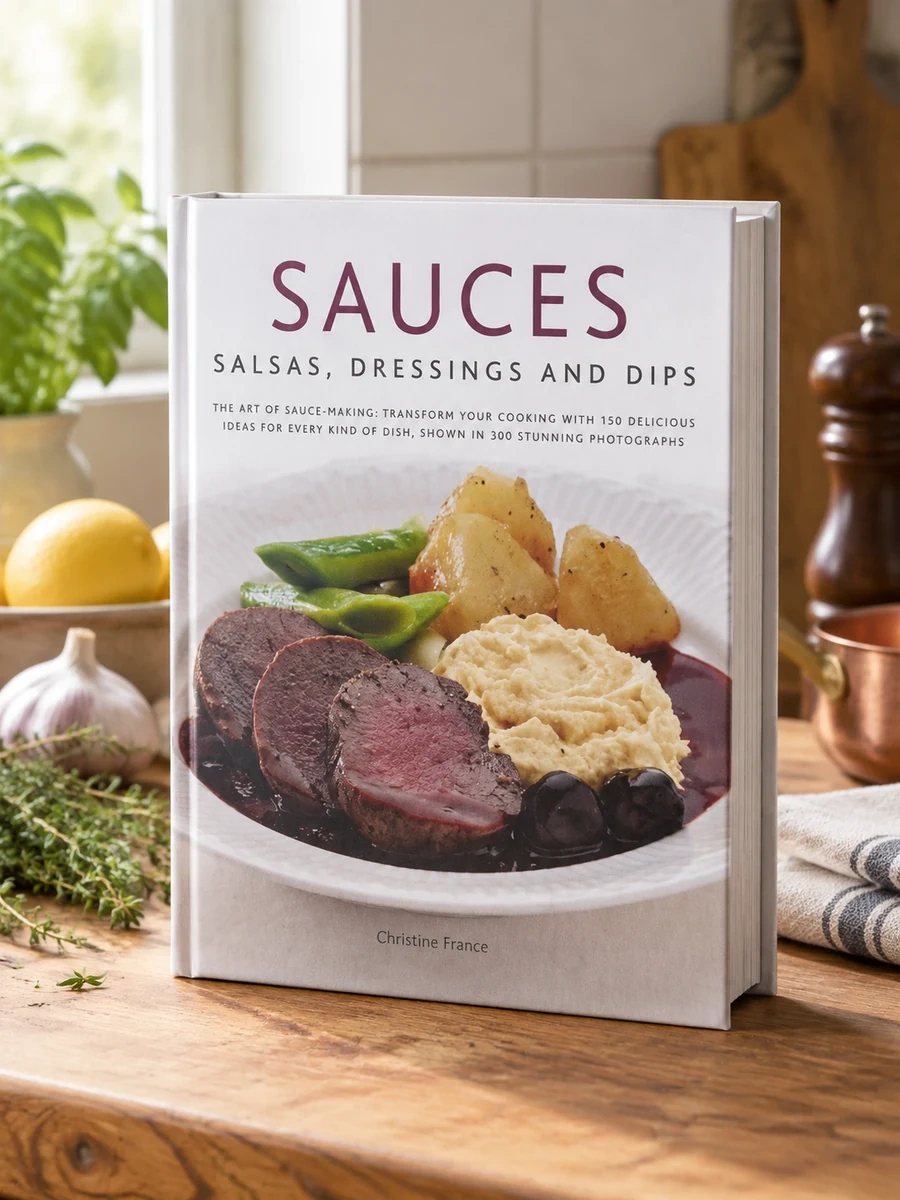Sauces, Salsas, Dressings & Dips: The Art of Sauce Making: Transform Your Cooking with 150 Delicious Ideas for Every Kind of Dish, Shown in 300 Stunni