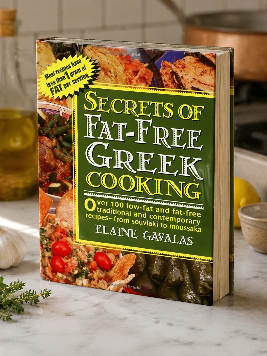 Secrets of Fat-free Greek Cooking: Over 100 Low-fat and Fat-free Traditional and Contemporary Recipes