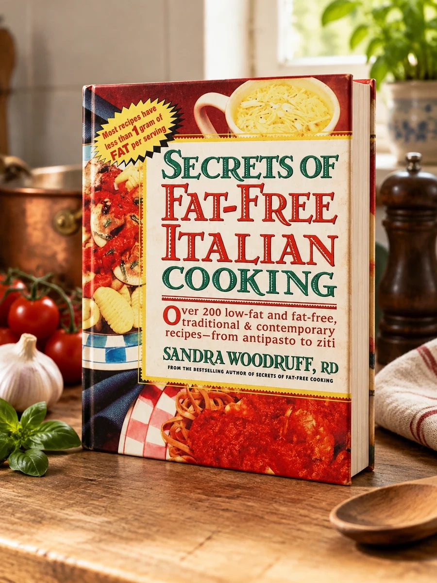 Secrets of Fat-Free Italian Cooking: Over 200 Low-Fat and Fat-Free, Traditional & Contemporary Recipes --From