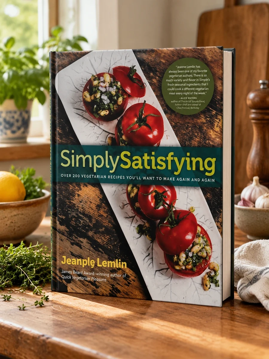 Cover of Simply Satisfying: Over 200 Vegetarian Recipes You'll Want to Make Again and Again