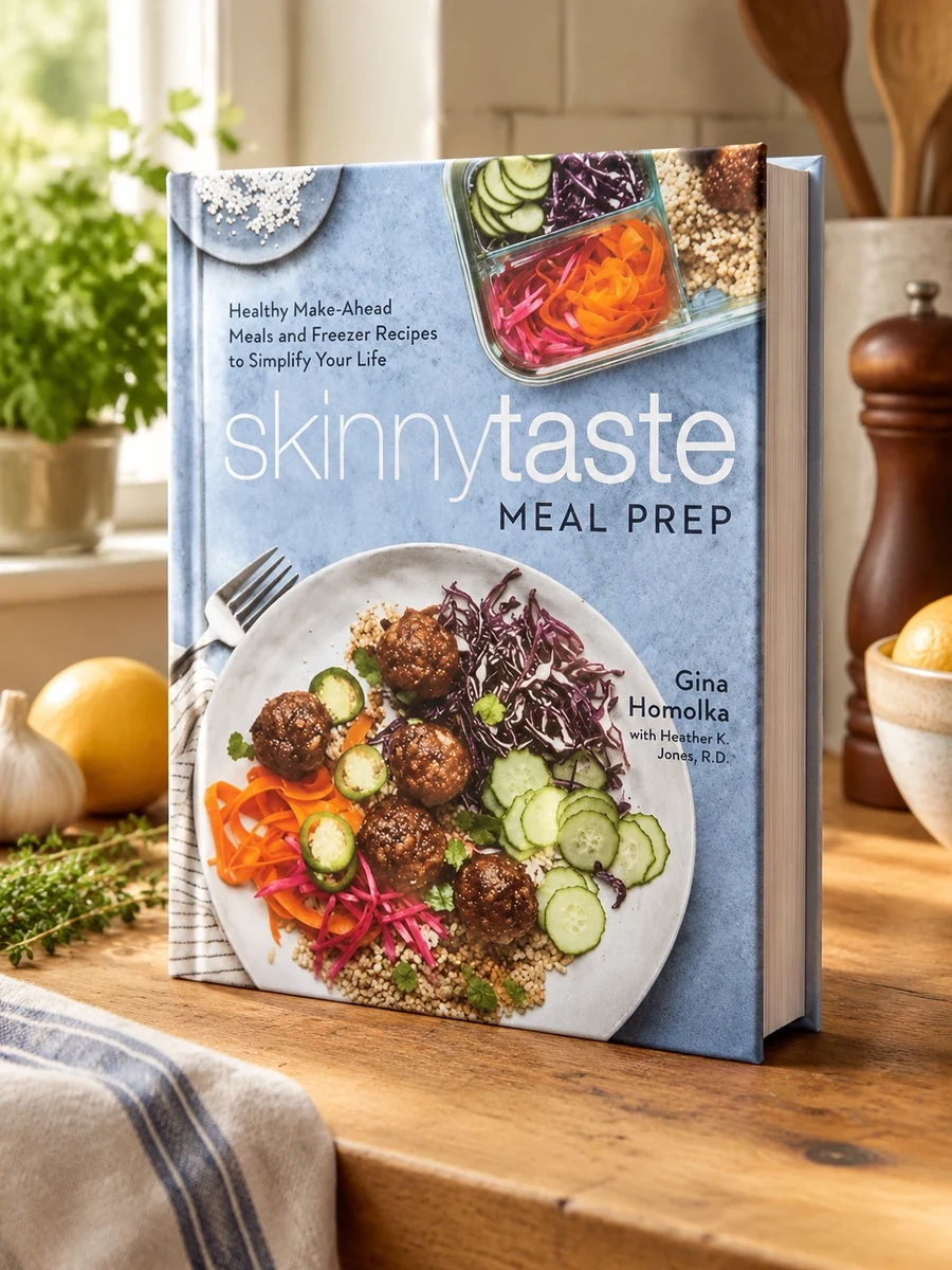 Cover of Skinnytaste Meal Prep: Healthy Make-Ahead Meals and Freezer Recipes to Simplify Your Life: A Cookbook