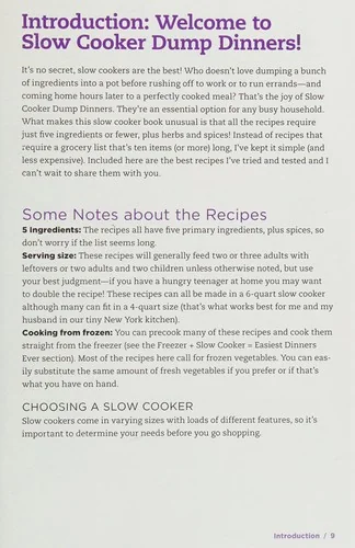 Slow Cooker Dump Dinners: 5-Ingredient Recipes for Meals That (Practically) Cook Themselves