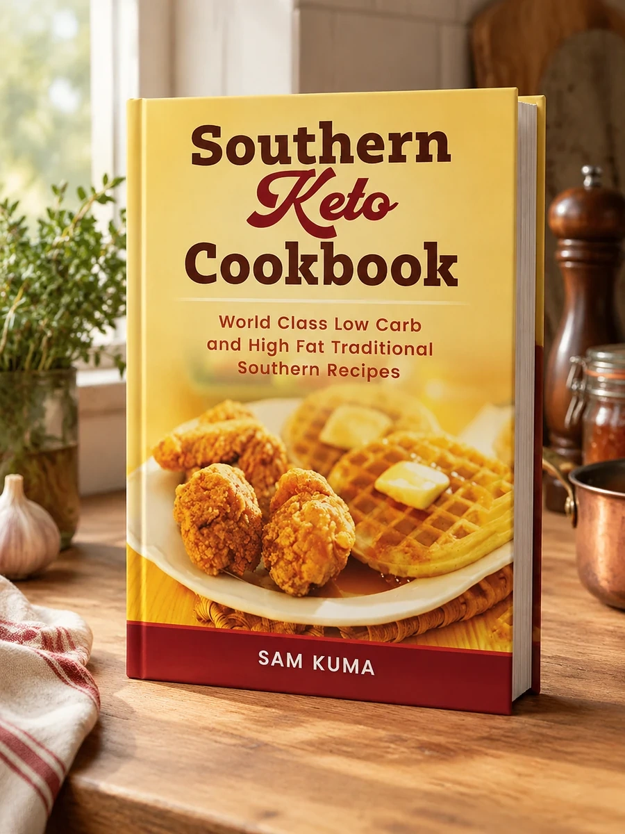 Cover of Southern Keto Cookbook: World Class High Fat and Low Carb Southern Recipes
