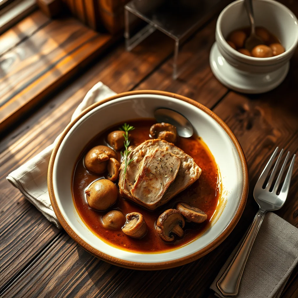 Stewed Fillet Of Veal — Meat & Poultry