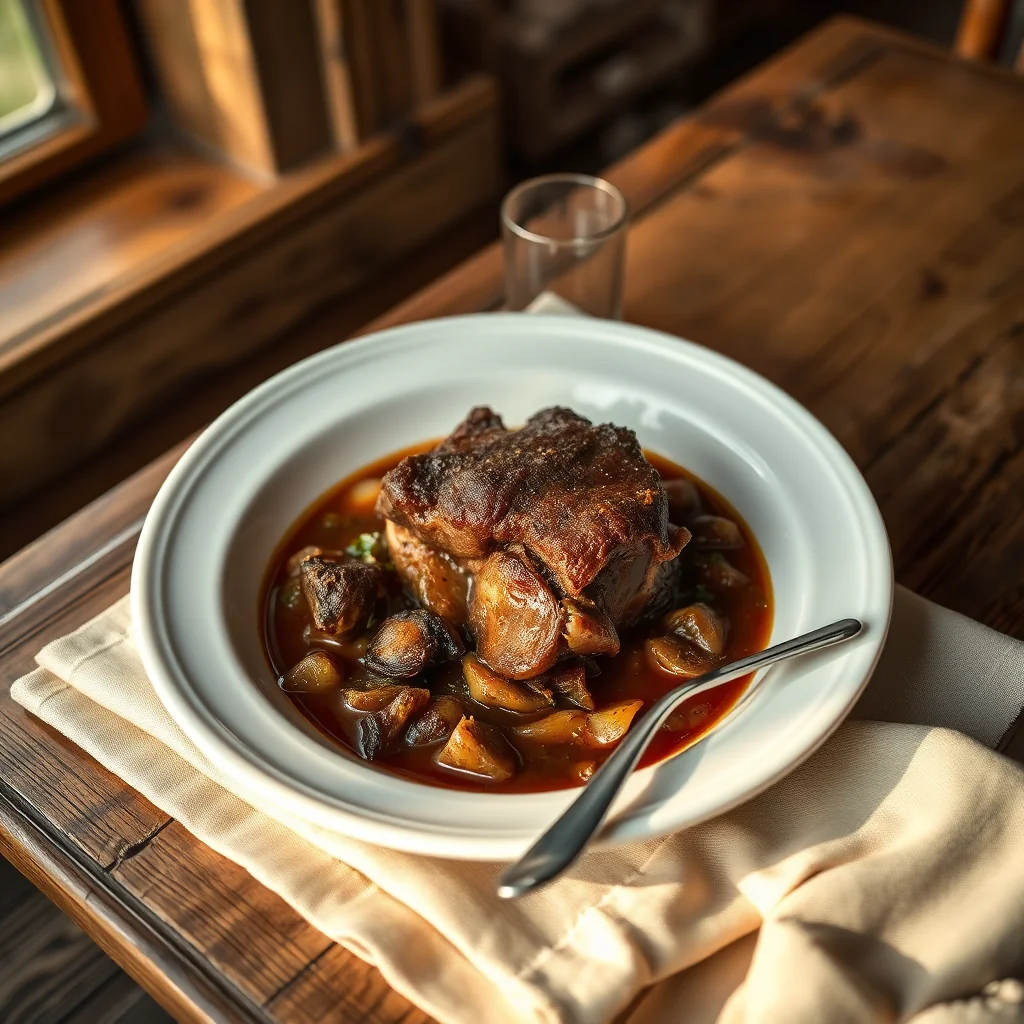 Stewed Ox-Cheek — Misc & Invalid Cookery