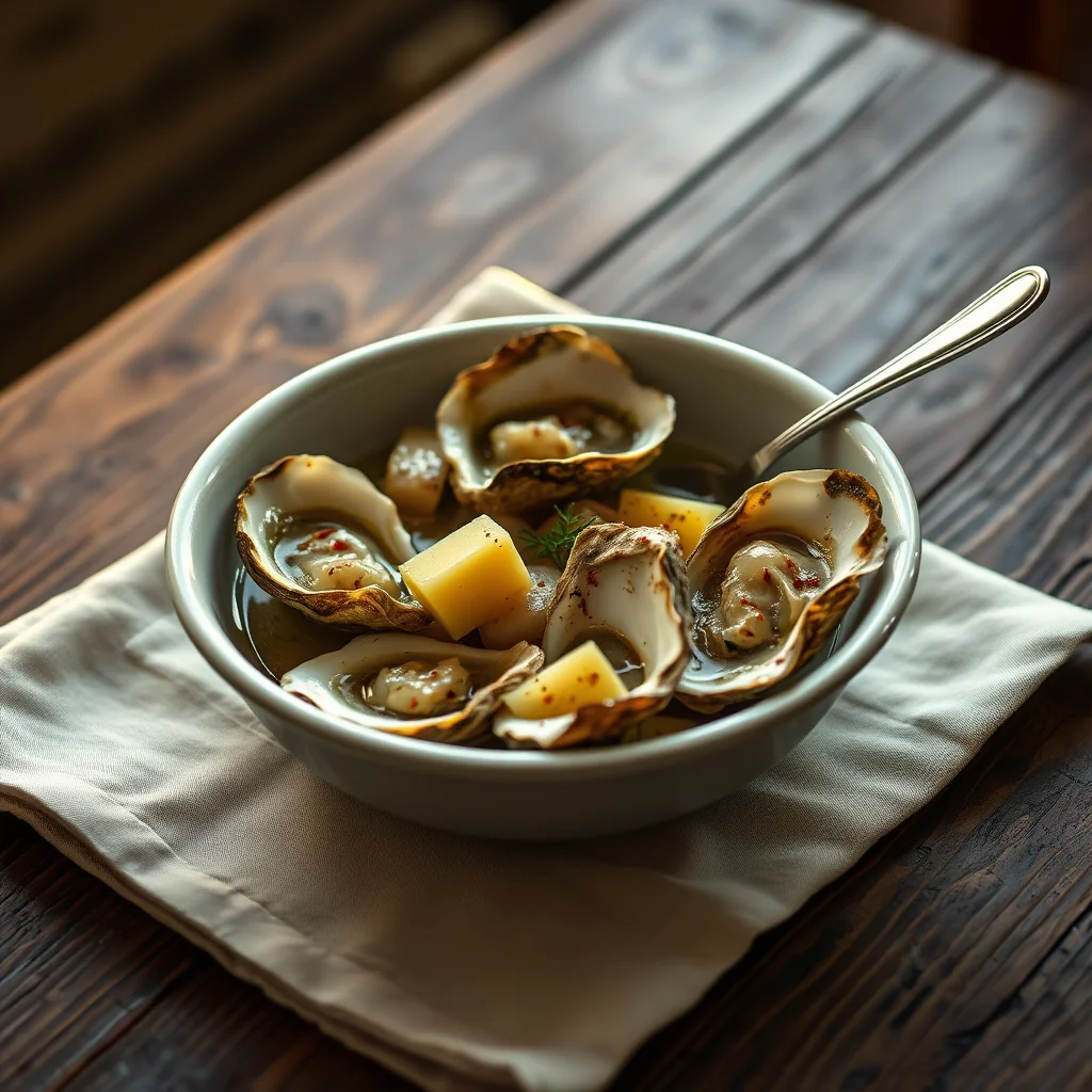 Stewed Oysters — Misc & Invalid Cookery