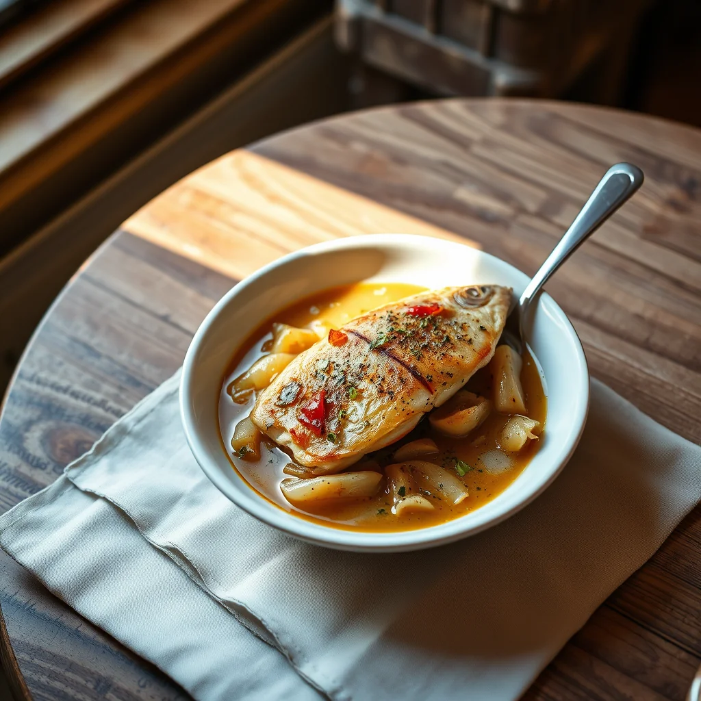 Stewed Plaice — Fish & Seafood
