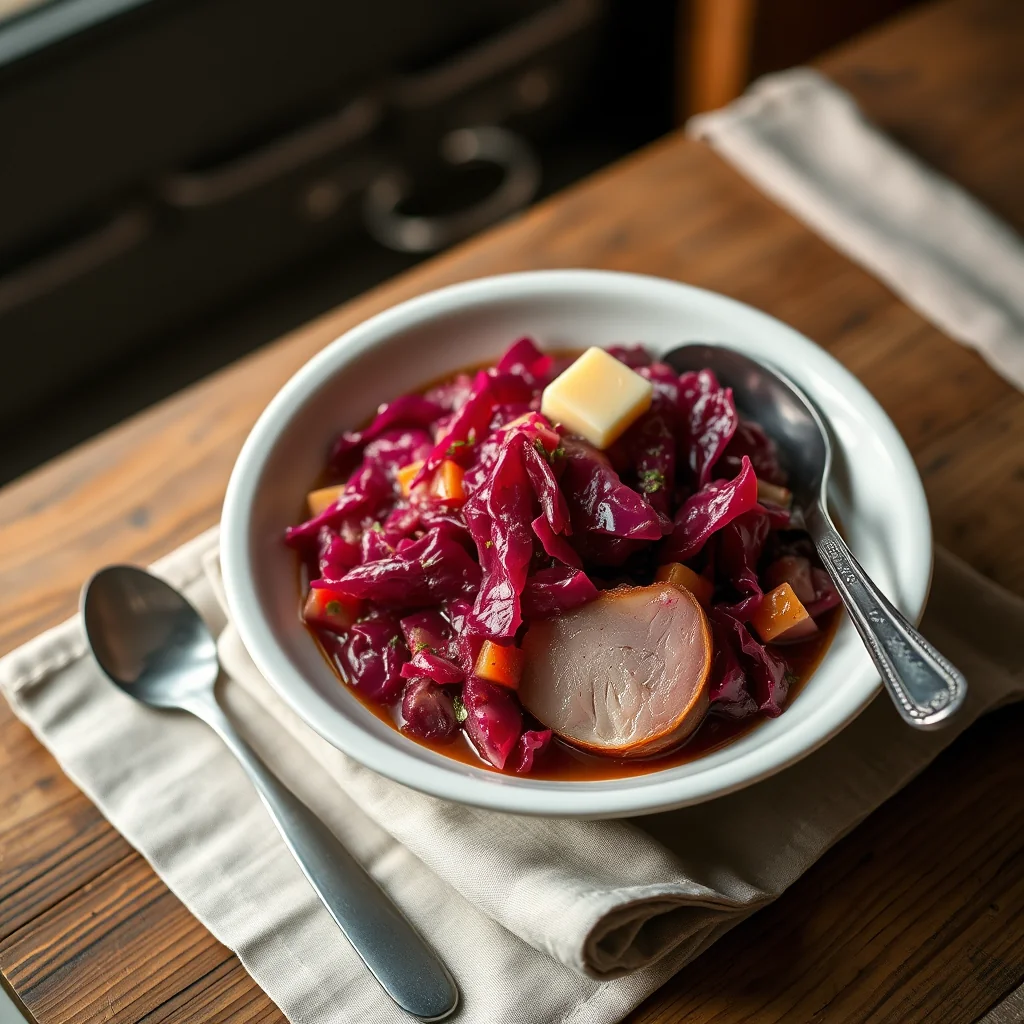 Stewed Red Cabbage — Vegetables & Sides