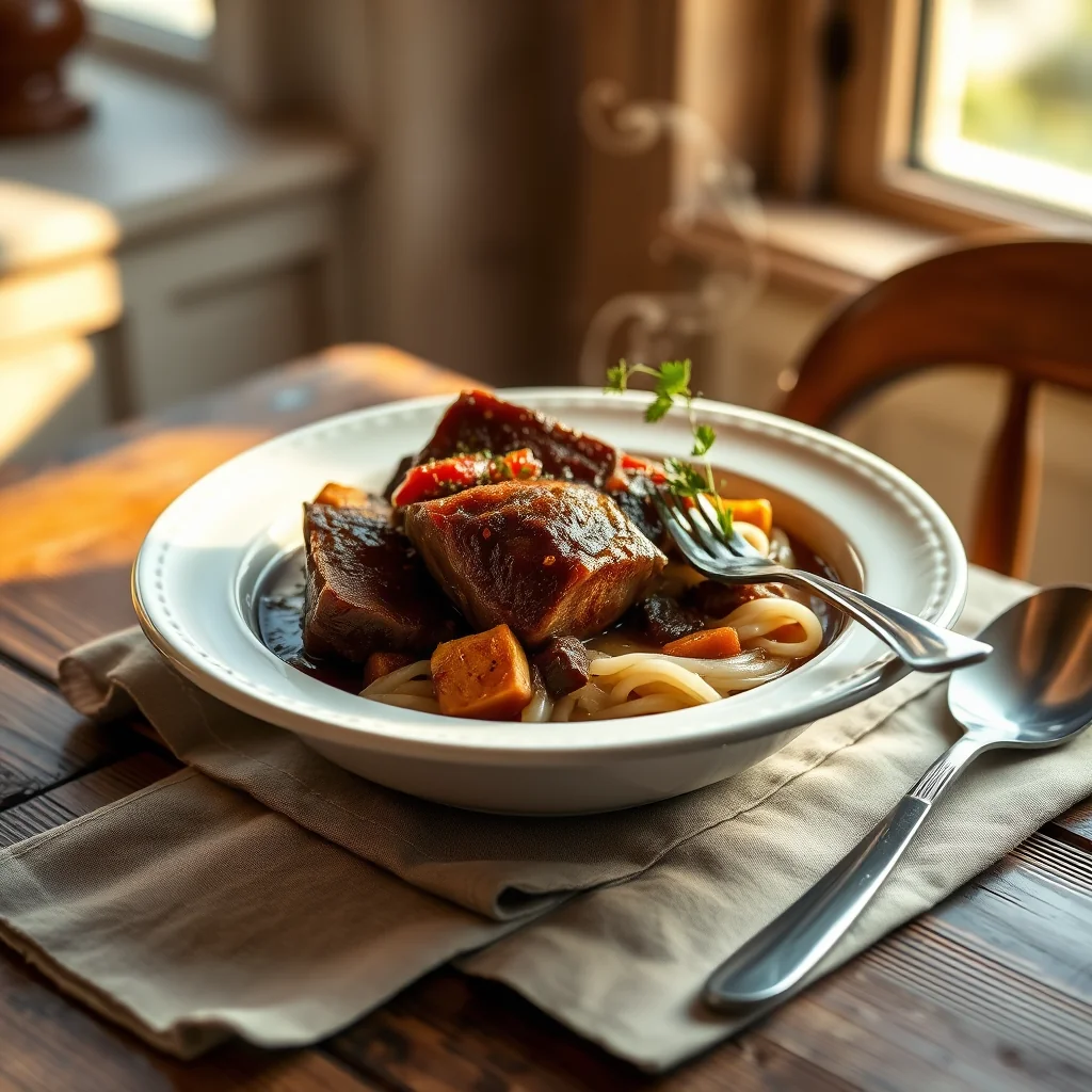 Stewed Rump Of Beef — Meat & Poultry