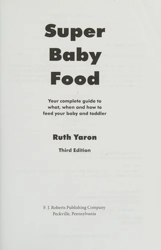 Super Baby Food: Your Complete (Revised) by Yaron, Ruth