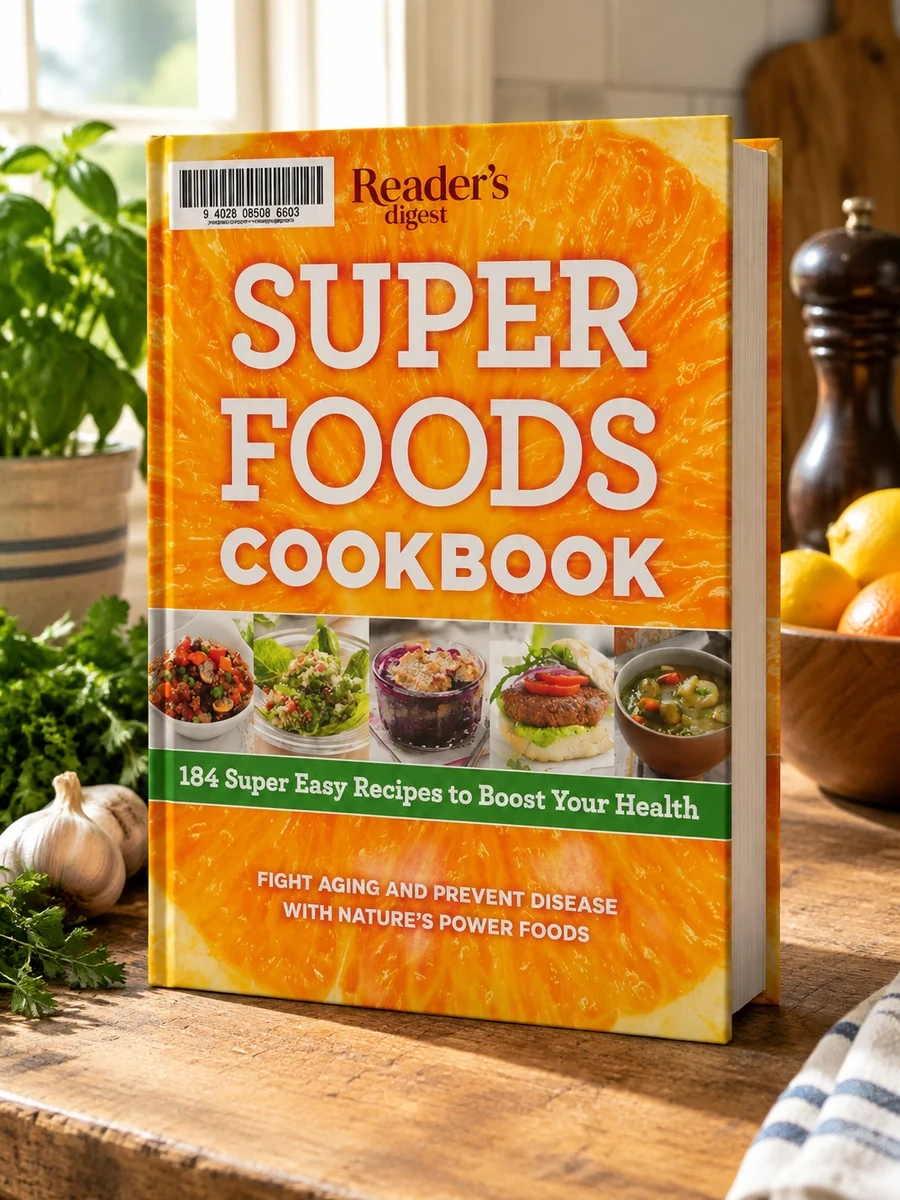 Super Foods Cookbook: 184 Super Easy Recipes to Boost Your Health