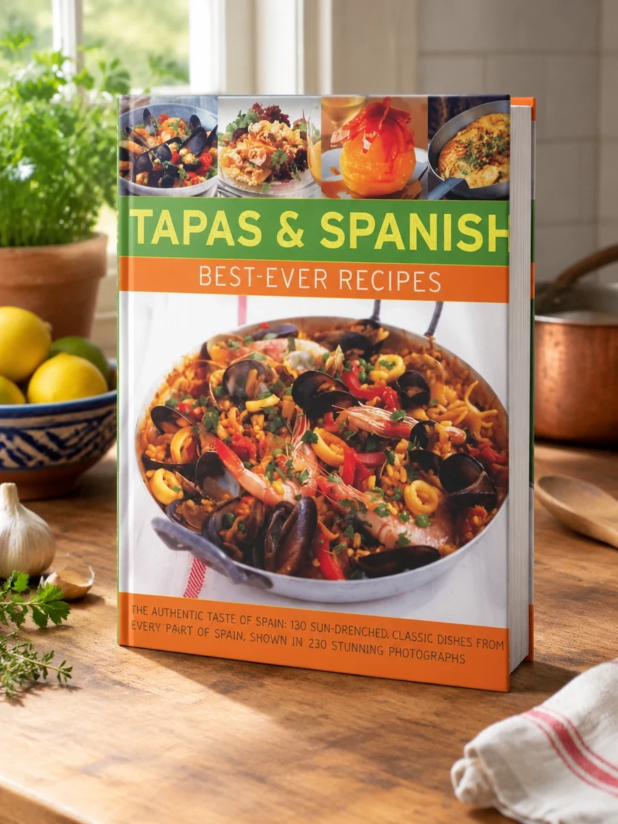 Tapas & Spanish Best-Ever Recipes: The Authentic Taste of Spain: 130 Sun-Drenched Classic Dishes from Every Part of Spain, Shown in 230 Stunning Photo