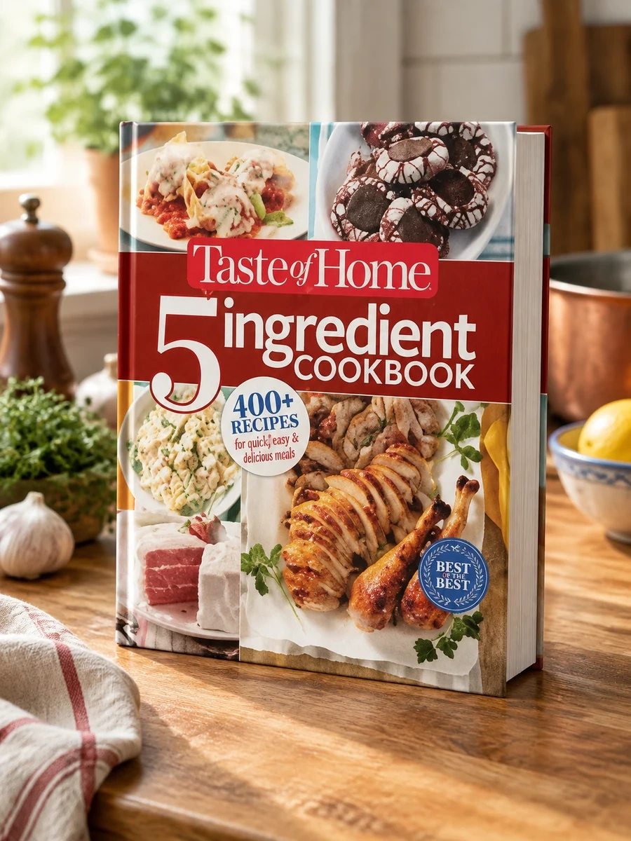 Taste of Home 5 Ingredient Cookbook: 400+ Recipes Big on Flavor, Short on Groceries!