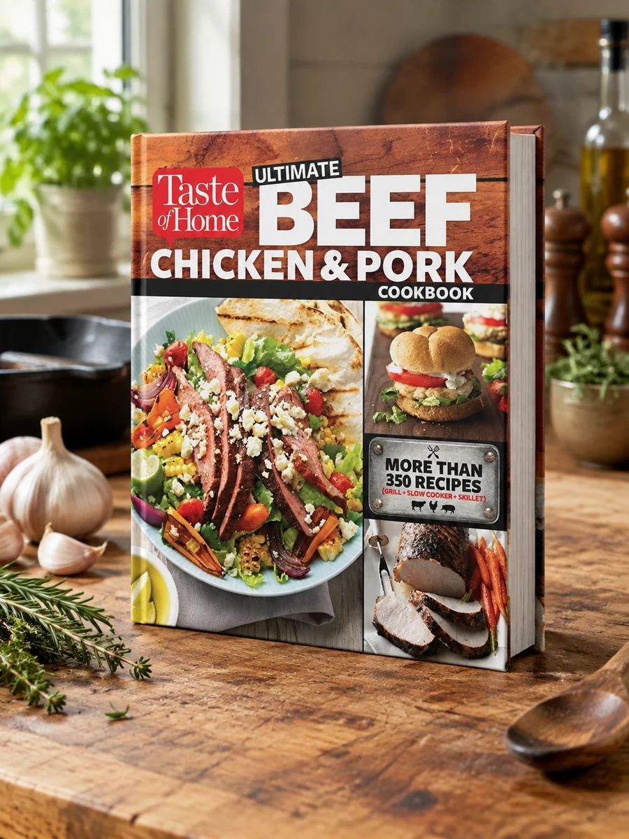 Taste of Home Ultimate Beef, Chicken and Pork Cookbook: The Ultimate Meat-Lovers Guide to Mouthwatering Meals