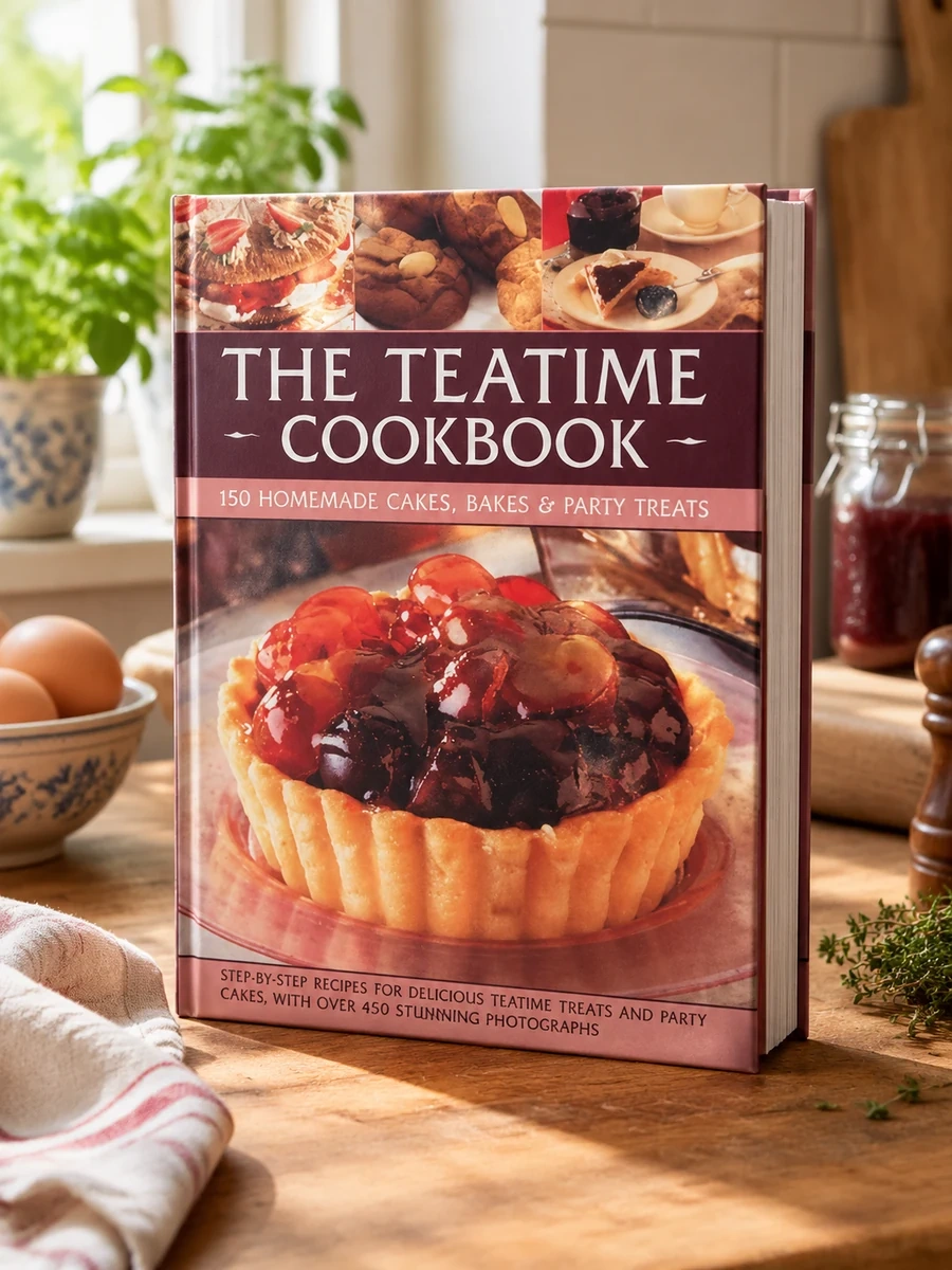 Teatime Cookbook - 150 Homemade Cakes, Bakes & Party Treats: Delectable Recipes for Afternoon Teas and Party Cakes, Shown in 450 Step-By-Step Photogra