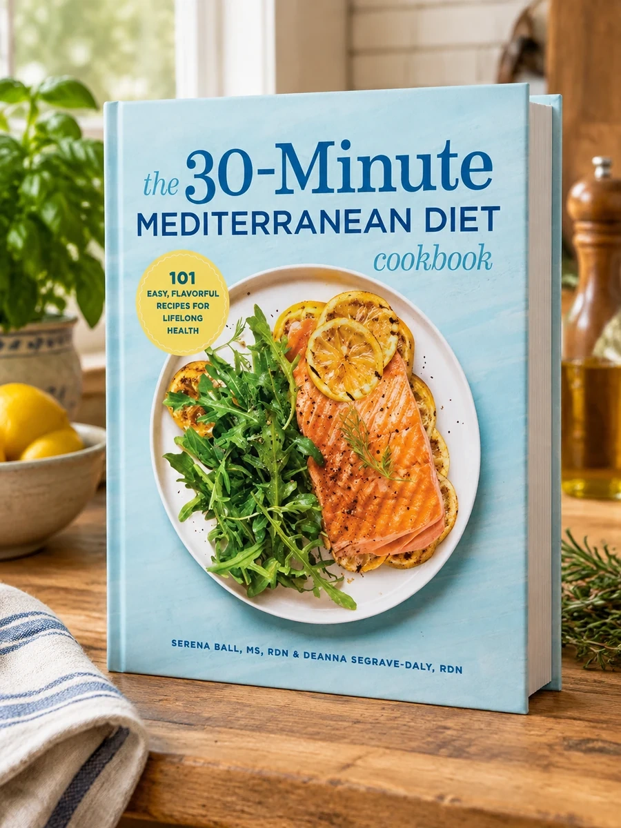 The 30-Minute Mediterranean Diet Cookbook: 101 Easy, Flavorful Recipes for Lifelong Health
