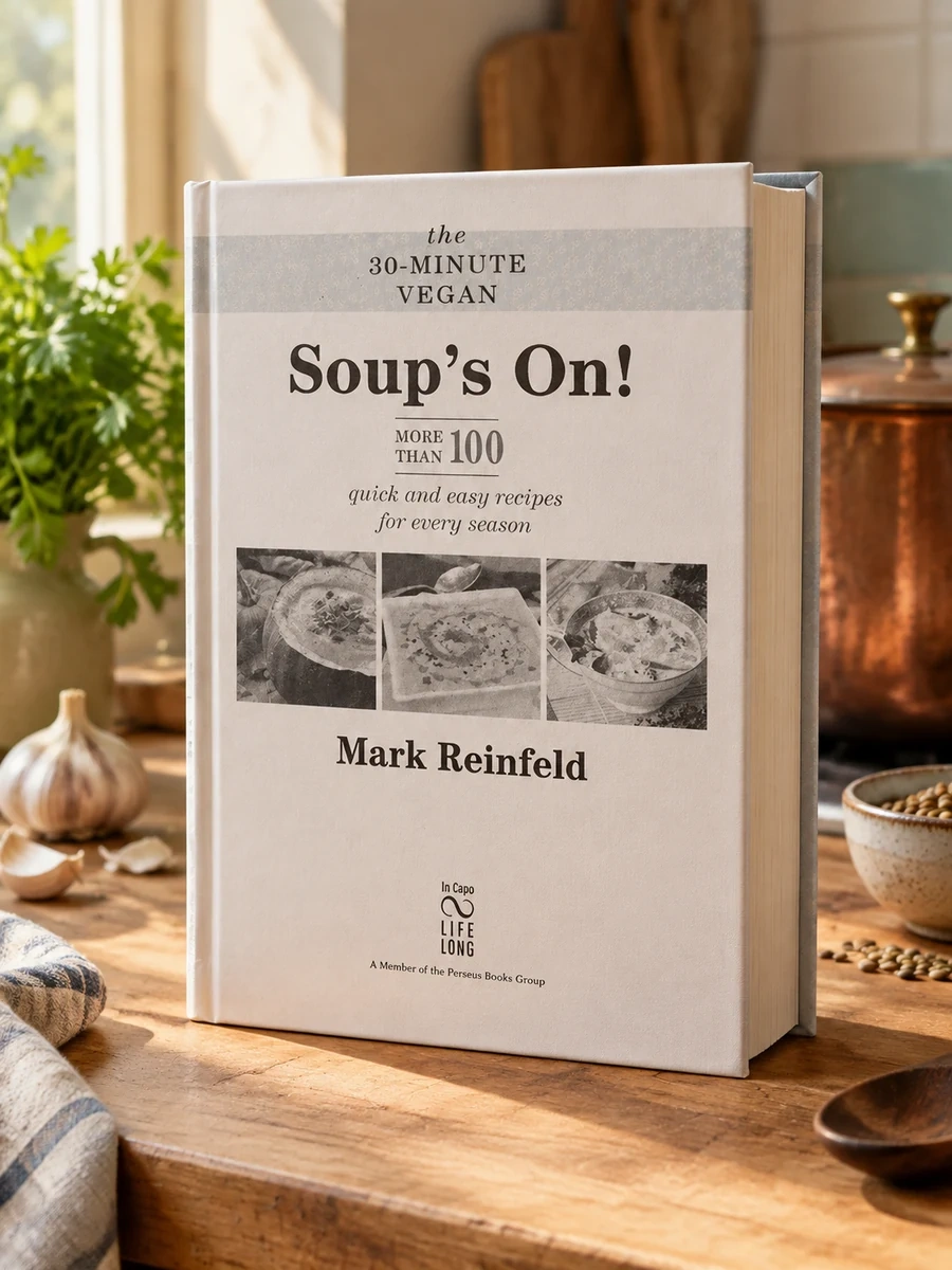 Cover of The 30-Minute Vegan: Soup's On!: More Than 100 Quick and Easy Recipes for Every Season