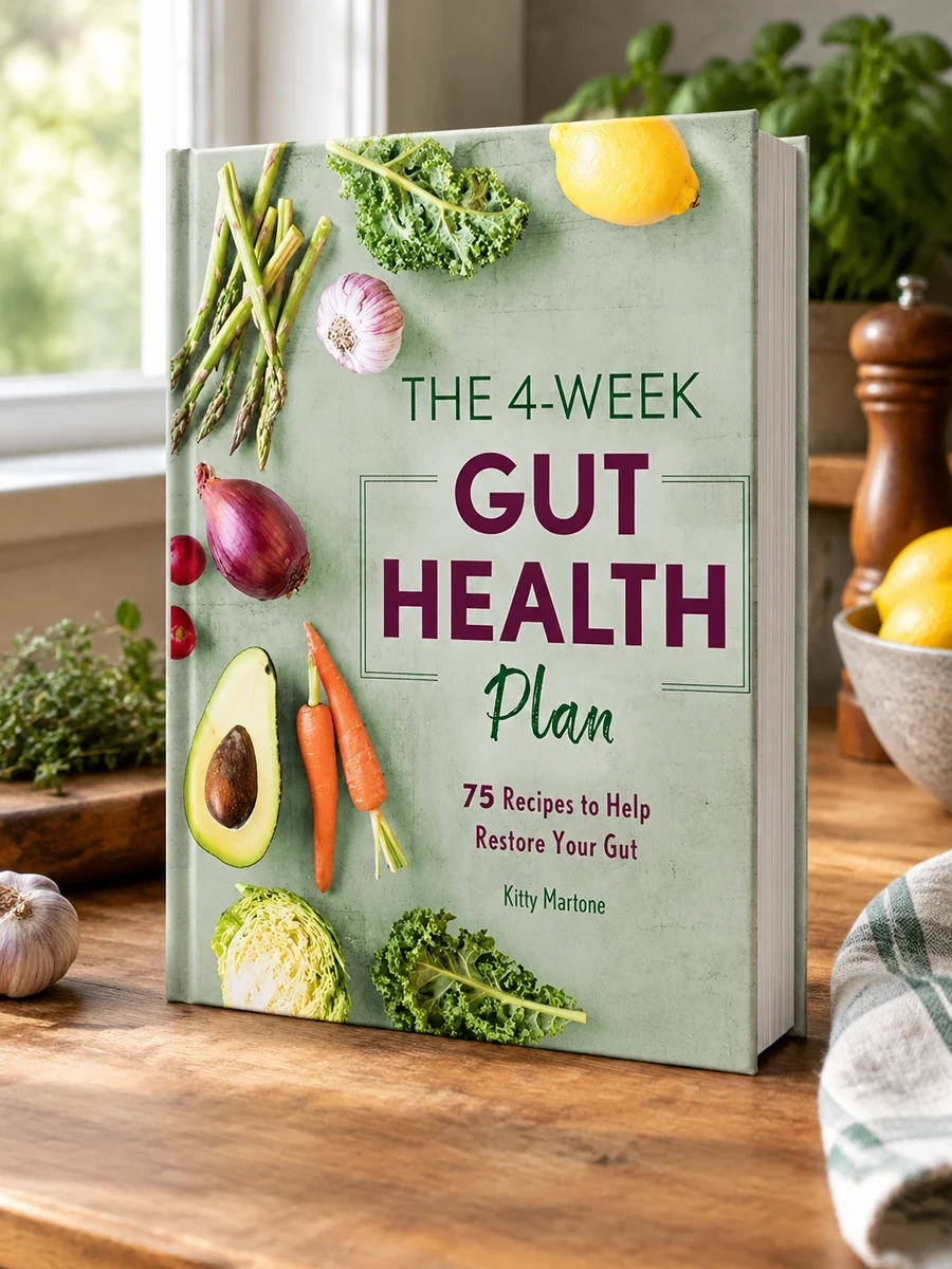 The 4-Week Gut Health Plan: 75 Recipes to Help Restore Your Gut
