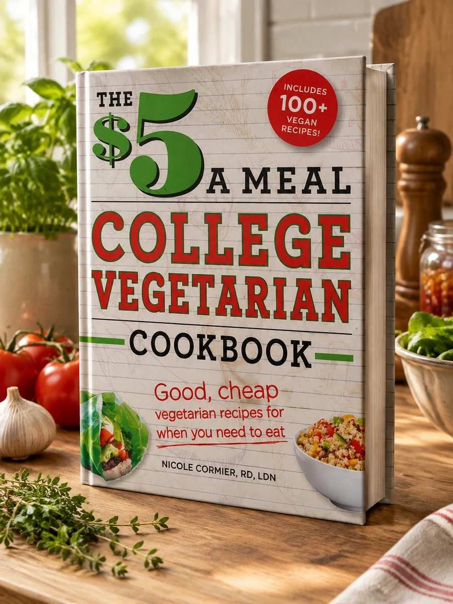 The $5 a Meal College Vegetarian Cookbook: Good, Cheap Vegetarian Recipes for When You Need to Eat