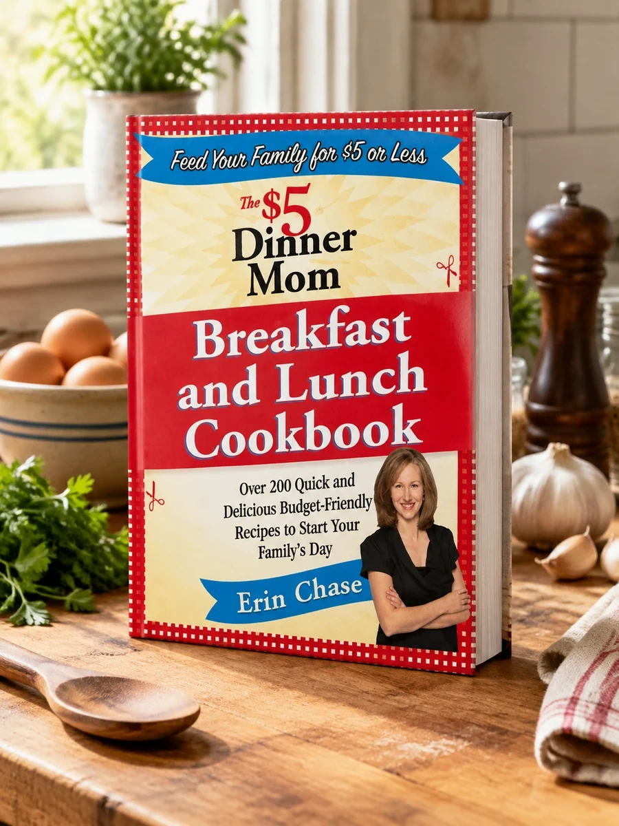 The $5 Dinner Mom Breakfast and Lunch Cookbook: 200 Recipes for Quick, Delicious, and Nourishing Meals That Are Easy on the Budget and a Snap to Prepare