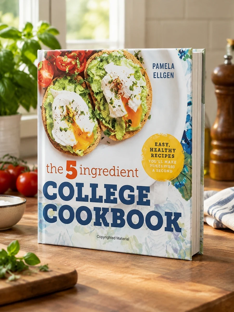 Cover of The 5-Ingredient College Cookbook: Recipes to Survive the Next Four Years