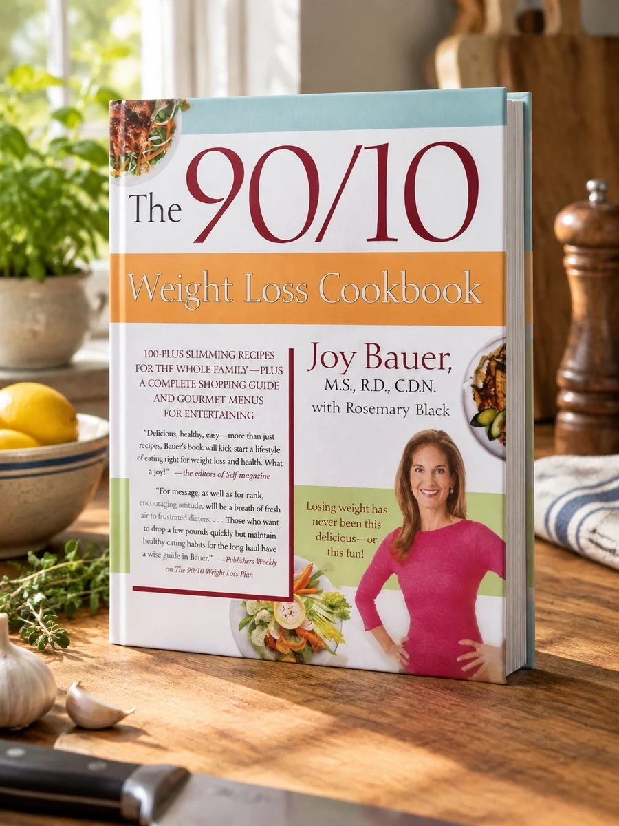 The 90/10 Weight Loss Cookbook: 100-Plus Slimming Recipes for the Whole Family - Plus a Complete Shopping Guide and Gourmet Menus for Entertaining
