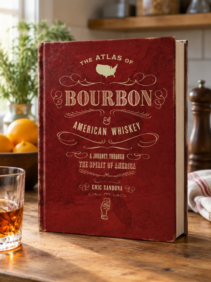 Cover of The Atlas of Bourbon and American Whiskey: A Journey Through the Spirit of America