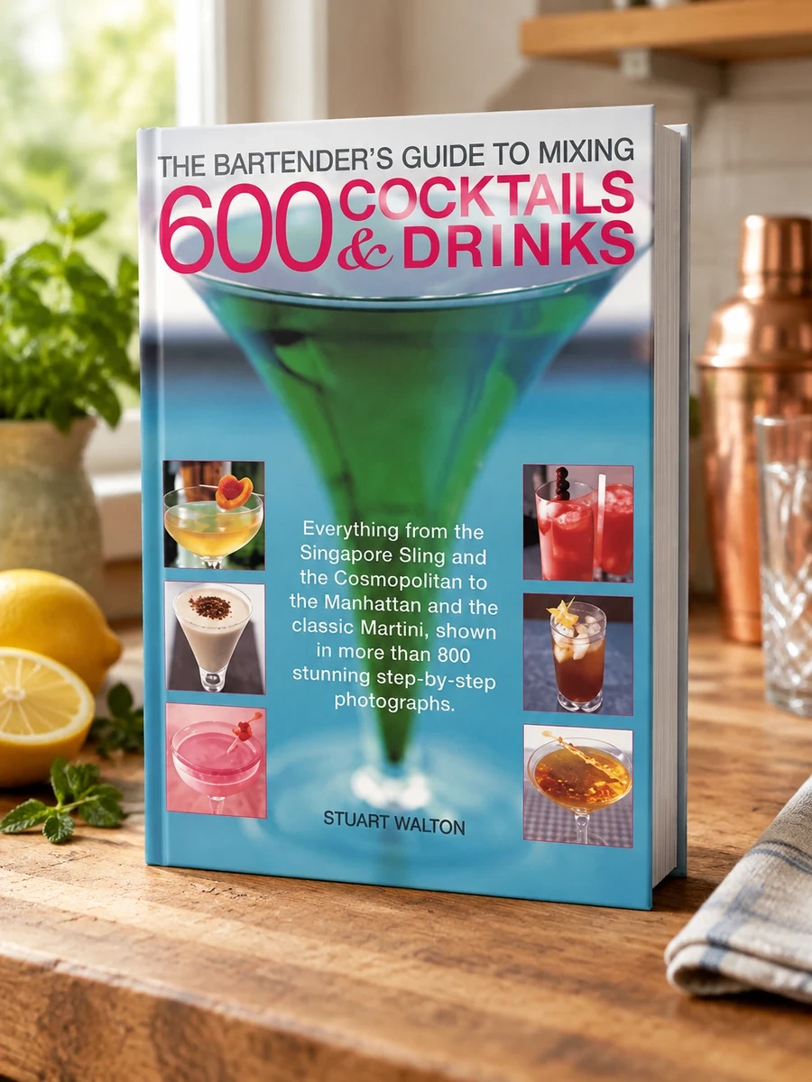 The Bartender's Guide to Mixing 600 Cocktails & Drinks: Everything from the Singapore Sling and the Cosmopolitan to the Manhattan and the Classic Martini