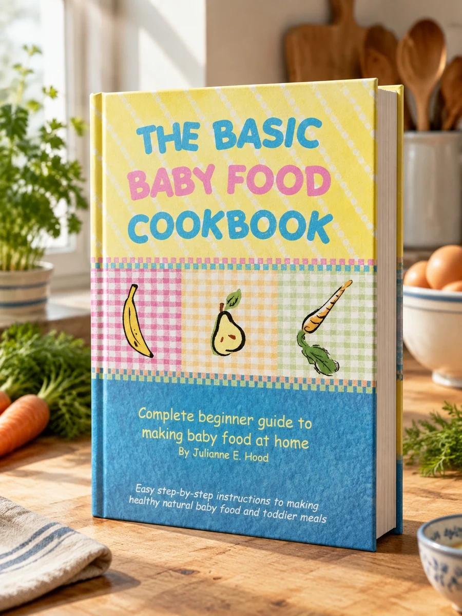 The Basic Baby Food Cookbook: Complete Beginner Guide to Making Baby Food at Home.