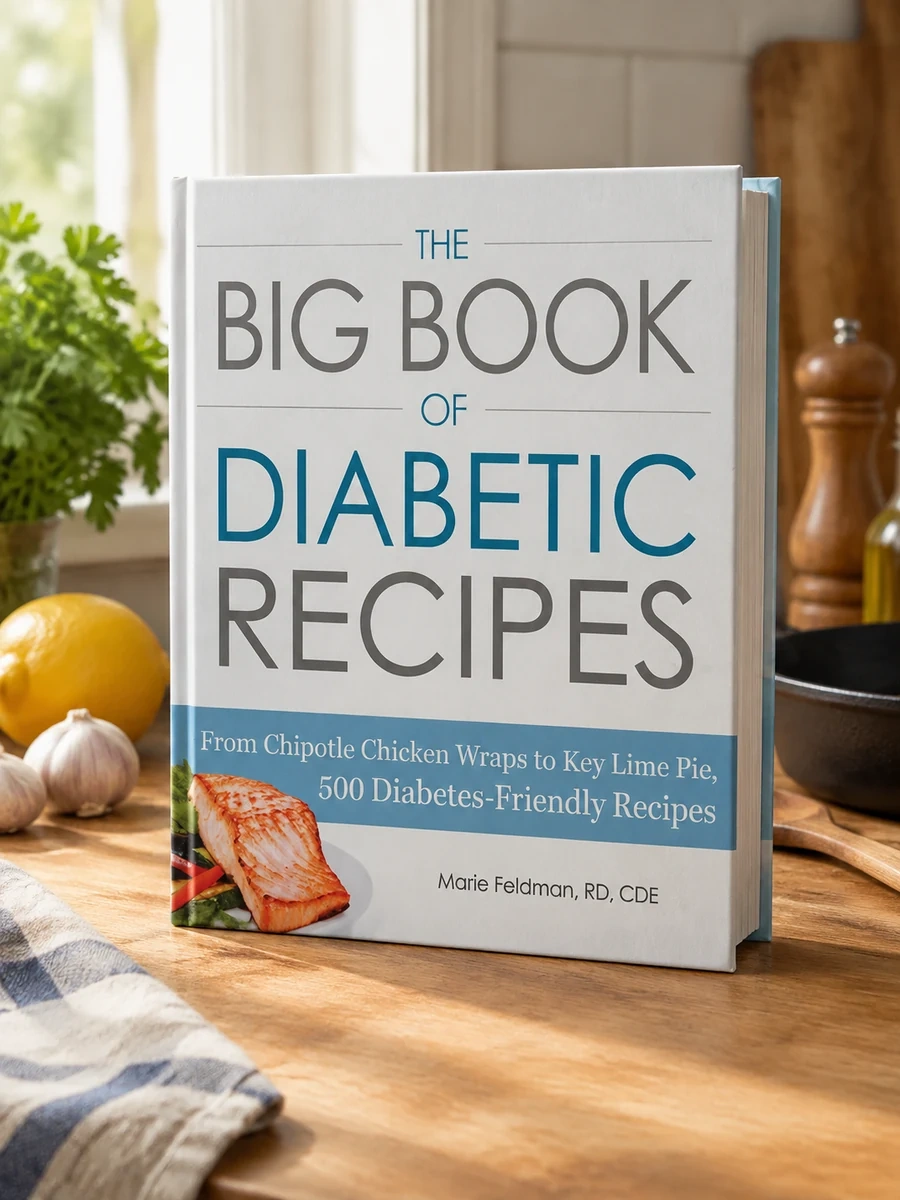 The Big Book of Diabetic Recipes: From Chipotle Chicken Wraps to Key Lime Pie, 500 Diabetes-Friendly Recipes